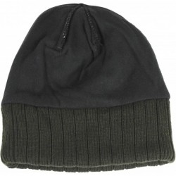 Skullies & Beanies Thinsulate 3M 40g Thermal Winter Beanie Hat for Men - Stretch Fit Skull Cap - Hunter Green - C712MZSB6D9 $...