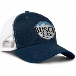 Baseball Caps Unisex Adjustable Busch-Light-Busch-Latte-Baseball Caps Dad Flat Hat - Dark_blue-23 - CE18U5ZSGRH $24.53