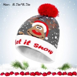 Skullies & Beanies LED Light Up Beanie Hat Christmas Cap for Women Children- Party- Bar - Lb03ea-blue - CZ18IU0S5GY $24.11