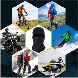 Balaclavas [2-Pack] Wind-Resistant Balaclava Ski Mask Face Mask Motorcycle Tactical Balaclava Hood - Black+desert - CU187E5QU...