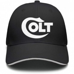 Baseball Caps Unisex Outdoor Cap Trucker Curved Snapback-Colt-Defense-Gun-Golf Hat Logo - C318QWKX2X7 $34.14
