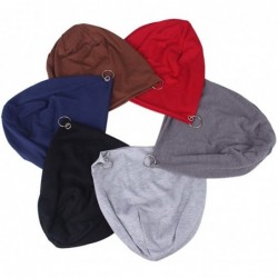 Skullies & Beanies Women's Knitted Baggy Slouchy Lightweight Sleep Beanie Hat - Light Grey 27 - CJ18D2MWEWO $12.22