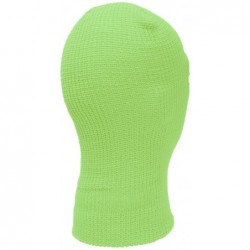 Skullies & Beanies One-Hole Ski Mask - 12 Pack - Neon Green - CO184TH6R58 $49.05
