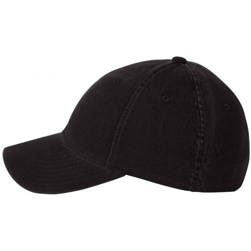 Baseball Caps Low-Profile Soft-Structured Garment Washed Cap (Assorted Colors) - Black - CN1192TLJQV $20.71