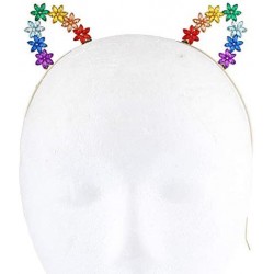 Headbands Girls Cat Ears Costume Floral Accessory Headband Adults - Multicoloured - C3182HSY6SY $12.90