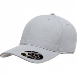 Baseball Caps Flexfit 110P One Ten Cool & Dry Mini Pique Hat - Silver - CI12F0GTGOL $20.31