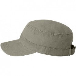 Baseball Caps Cotton Twill Cadet Military Style Hat Cap - Olive - C912N1JD79I $21.82