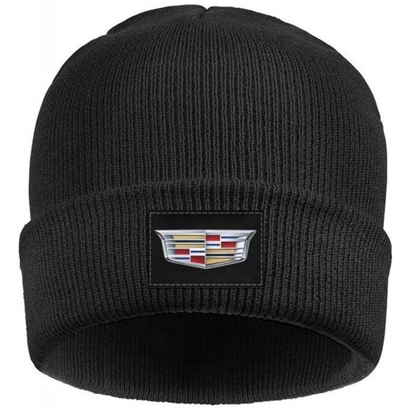 Skullies & Beanies Stretchy Solid Color Wool Red Black Grey Gray Beanie Headwear for Mens Womens - Black - CL18M4548ZU $22.37