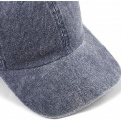 Baseball Caps 100% Cotton Pigment Dyed Low Profile Dad Hat Six Panel Cap - 1. Blue - CR189A2MRA2 $18.76