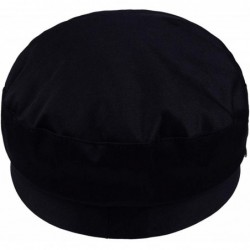 Skullies & Beanies JoJo's Bizarre Adventure Hat Jotaro Kujou Cosplay Cap Army Military Cap Black - Black - CJ18QWIA267 $34.94