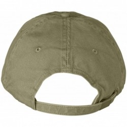 Baseball Caps Solid Low-Profile Pigment-Dyed Cap (145) - Khaki - CT1123PIJQJ $11.33