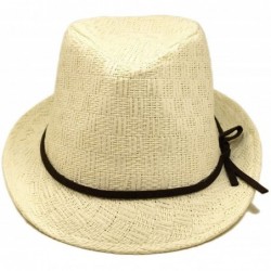 Fedoras Kids' (4-10) Fedora Straw Hat Available - White - CI110GWUFJF $14.50