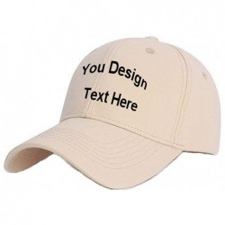 Baseball Caps Custom Baseball Cap- Custom Hats Embroidered Your Text Personality Adjustable Hat Unisex Design Your Own Dad Ca...