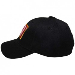 Skullies & Beanies Red White Blue USA Flag Patch Black Embroidered Baseball Cap Hat CAP610C (TOPW) - CJ18NN423XL $18.28