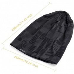 Skullies & Beanies Summer Slouch Beanie Cap for Men Ultra Thin Breathable Chemo Hat Turban for Women B403 - Black - CK18XNTXG...