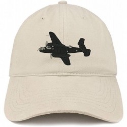 Baseball Caps Warbirds Plane Embroidered Unstructured Cotton Dad Hat - Stone - CX18S3GOI65 $34.45