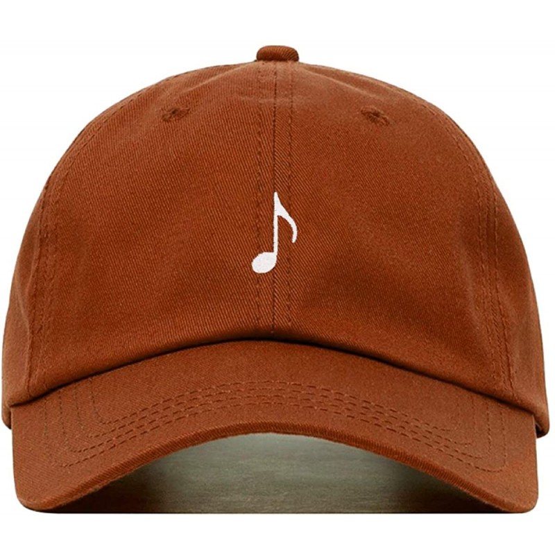 Baseball Caps Music Note Baseball Hat- Embroidered Dad Cap- Unstructured Soft Cotton- Adjustable Strap Back (Multiple Colors)...