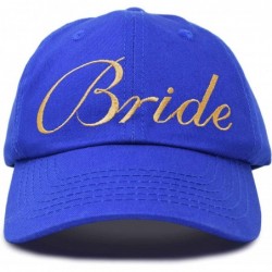Baseball Caps Bachelorette Party Bride Hats Tribe Squad Baseball Cotton Caps - Royal Blue - CO180CIYDAD $20.64
