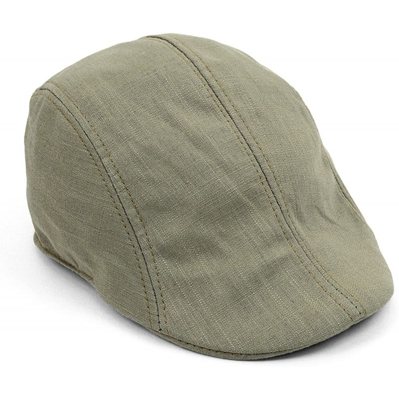 Newsboy Caps Unisex Classic Solid Color Ivy Hat - Taupe - CX17YTLXXI3 $19.05