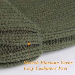 Skullies & Beanies Winter Knit Hat Detachable Real Raccoon Fur Pom Pom Womens Girls Warm Knit Beanie Hat - C018UL9Y3GT $45.12