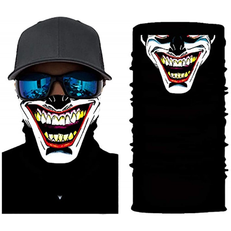 Balaclavas Face Mask Bandanas Flag Skull Headband Neck Gaiter Seamless Dust Mask Sun UV Dust Wind Proof for Outdoor Hiking - ...