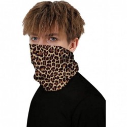 Balaclavas Bandana Face Mask Neck Gaiter- Cool Unisex Scarf Mask Tube Multifunctional Headwear- Buff Face Mask - L-leopard - ...