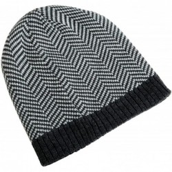 Skullies & Beanies Women Beanie Hats-Winter Warm Cable Skully Ski Knit Hat for Teen Girls - 02-grey - CE12NRJW9KF $19.19