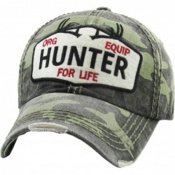 Baseball Caps Outdoor Hunting Tactical Distressed Baseball Cap Dad Hats Adjustable Unisex - (4.3) Camouflage Hunter for Life ...