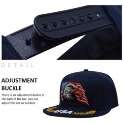 Baseball Caps 3D Embroidery Dad Hat Patriotic Eagle American Flag Adjustable Baseball Cap Classic Strapback Cap - CK18ON44WD8...