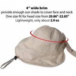 Sun Hats Womens Safari Packable Ponytail Lightweight - Beige - CI196H64QXG $30.55