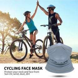 Balaclavas Summer Neck Gaiter Face Cover Mask- Sun UV Face Scarf Cool Bandana- Fishing Cycling Hiking - B-gray - CZ18UCDGH8R ...