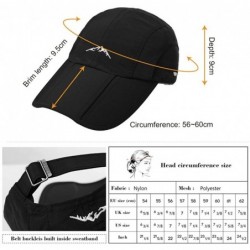 Baseball Caps Waterproof UV Foldable Baseball Cap w/Detachable Flap Quick-Dry Sun Protection - 99745_khaki - CF18I0YMW9A $31.28