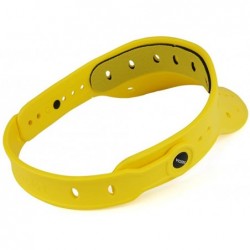 Visors Durable Adjustable Floatable Summer Visor Hat with Lifeguard Snap Charm - Yellow - CM17YXNR6I4 $35.60