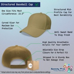 Baseball Caps Custom Baseball Cap Pineapple Embroidery Dad Hats for Men & Women Strap Closure - Khaki - CQ11MQP6LLB $14.48