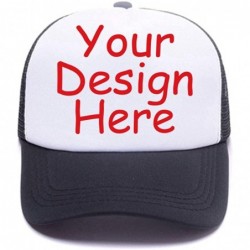 Baseball Caps Men Womens Custom Hat Graphic Fashion Trucker Hats Adjustable Baseball Cap. - Black - CQ18G24L5DN $21.38
