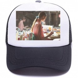 Baseball Caps Men Womens Custom Hat Graphic Fashion Trucker Hats Adjustable Baseball Cap. - Black - CQ18G24L5DN $12.83