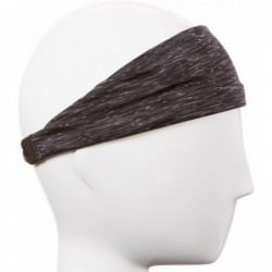 Headbands Xflex Space Dye Adjustable & Stretchy Wide Basketball Headbands for Men - Heavyweight Space Dye Black - CI17Y2HHZYL...