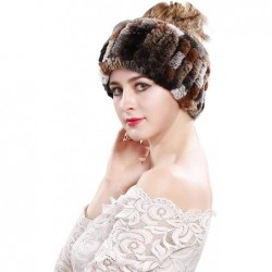 Cold Weather Headbands Rabbit Fur Headband - Winter Knit Neck Warmer Real Fur Headbands Women Scarf Muffler - Colorful 2 - CH...