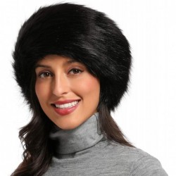 Cold Weather Headbands Faux Fur Headband for Women with Elastic Band Russian Cossack Hat - Fluffy Winter Earwarmer Earmuff - ...