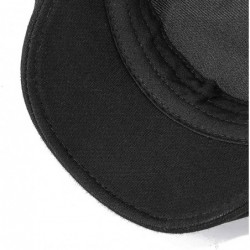 Newsboy Caps Men's Cotton Flat Ivy Gatsby Irish Newsboy Cap Driving Hat Cabbie Cap - 175 Black - CC18W5NYOK3 $14.41