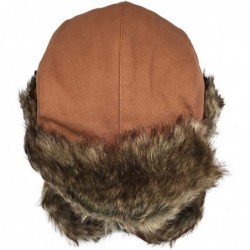 Skullies & Beanies Winter Faux Fur Fishing Trapper Hat - Coffee - C011QEJAK93 $13.88