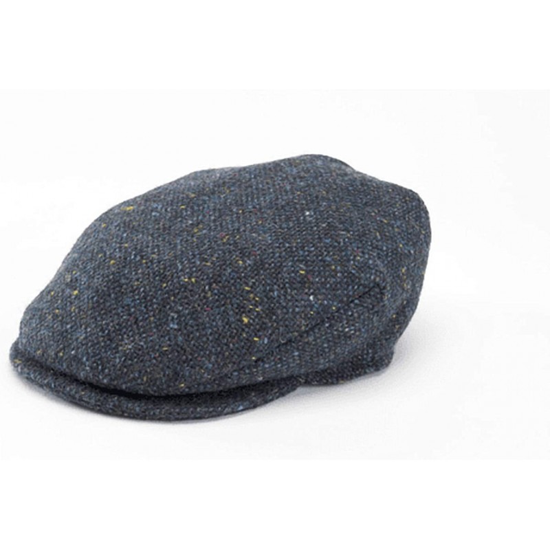 Newsboy Caps Men's Donegal Tweed Vintage Cap - Blue-gray - CM18U24N9MM $95.69