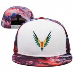Baseball Caps Maverick Bird Logo Black Cap Hat One Size Snapback - 0logan Sun Conure-26 - C418LTGTM09 $36.54