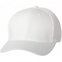 Baseball Caps Men's Athletic Baseball Fitted Cap- White- Large/X-Large - CA18W59YNR0 $15.61