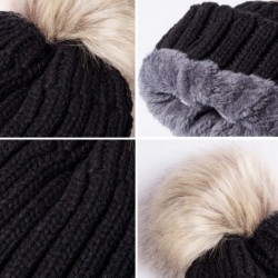 Skullies & Beanies 2 Pack Winter Hats for Women Slouchy Beanie for Women Beanie Hats - 01-black Beanie - CP18SR5U8IL $19.42