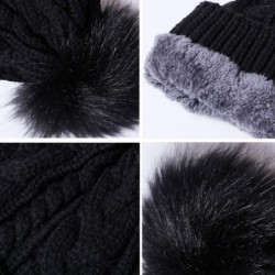 Skullies & Beanies 2 Pack Winter Hats for Women Slouchy Beanie for Women Beanie Hats - 01-black Beanie - CP18SR5U8IL $19.42