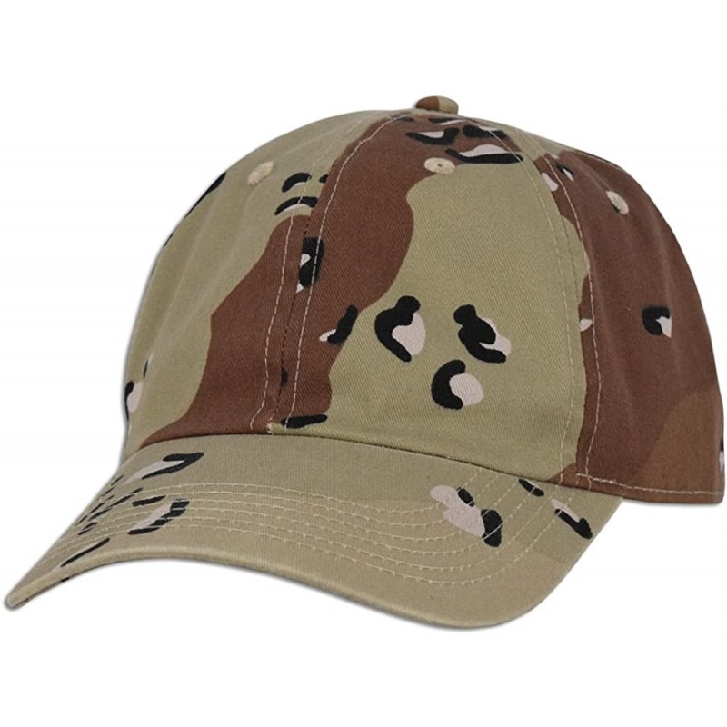 Baseball Caps Cotton Classic Dad Hat Adjustable Plain Cap Polo Style Low Profile Unstructured 1400 - Desert Camo - CZ17YY7DZG...