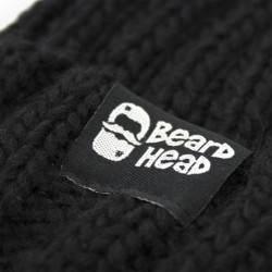 Skullies & Beanies Barbarian Vagabond Beanie - Funny Knit Hat and Fake Beard Facemask - Brown - CJ11DFM4CKV $59.82