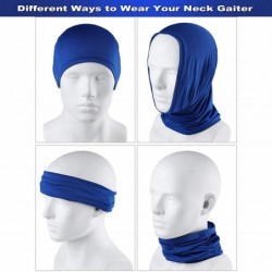 Balaclavas 6 Pieces Summer UV Protection Face Mask Neck Gaiter Scarf Sunscreen Breathable Bandana (Color Set 1) - C218T450K60...