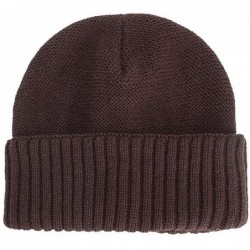 Skullies & Beanies Clearance Beanie Cap Winter Knit Warm Hat Ski Baggy Slouchy Beanie Skull Hat - Coffee - C418HXE72H6 $22.05